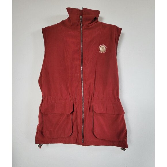 Sunice Pebble Beach Golf Links Red Sleeveless Golf Vest Men Large Outdoor Sports